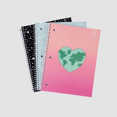 6 Pack Daisy Heart and Turtle Poly Folder Set – Yoobi