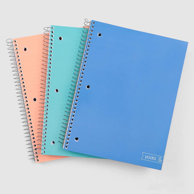 Tri-Coastal Design Kids Spiral Notebooks with Pen for Girls or Boys, 4 Pack  