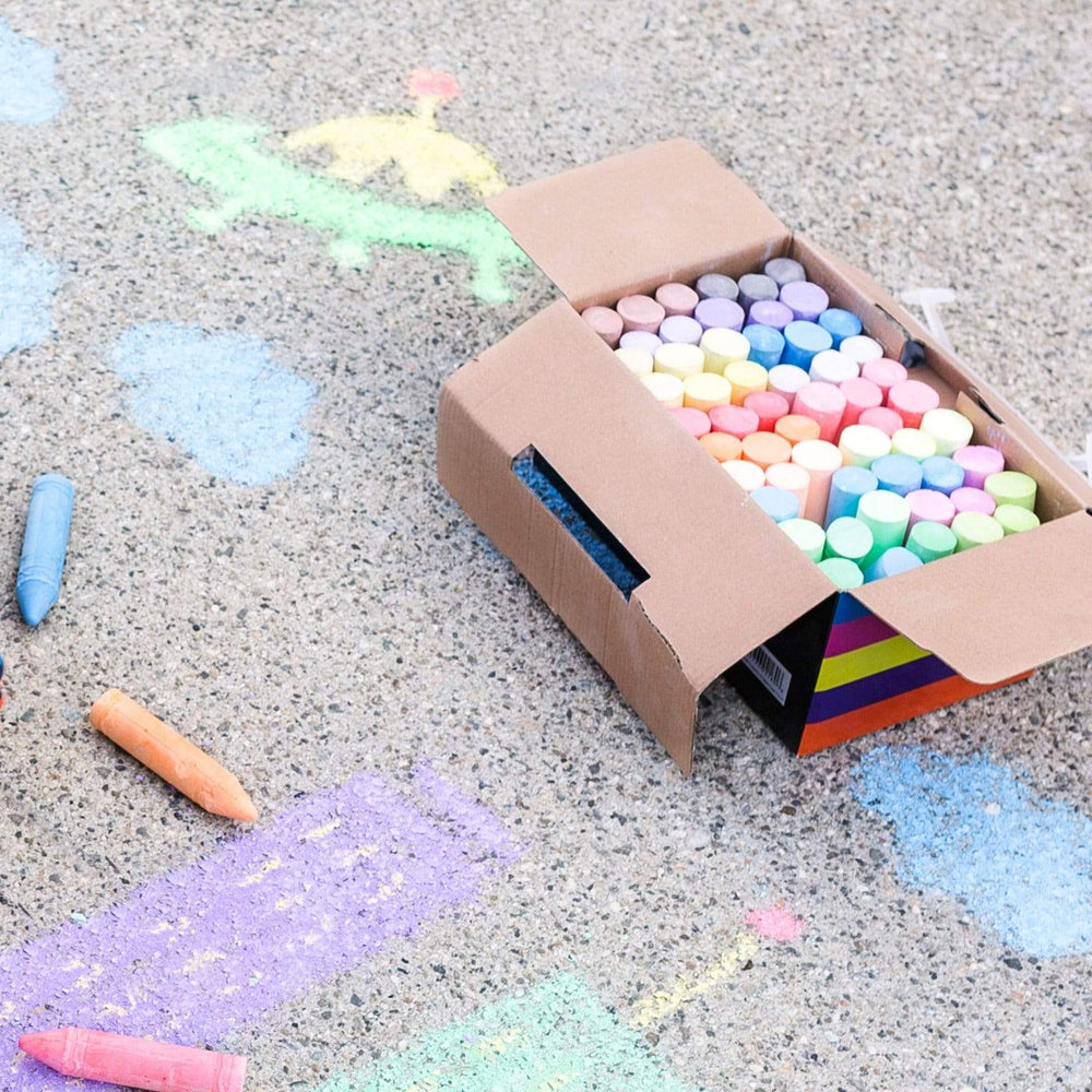 Download Washable Sidewalk Chalk - Multicolor - Yoobi