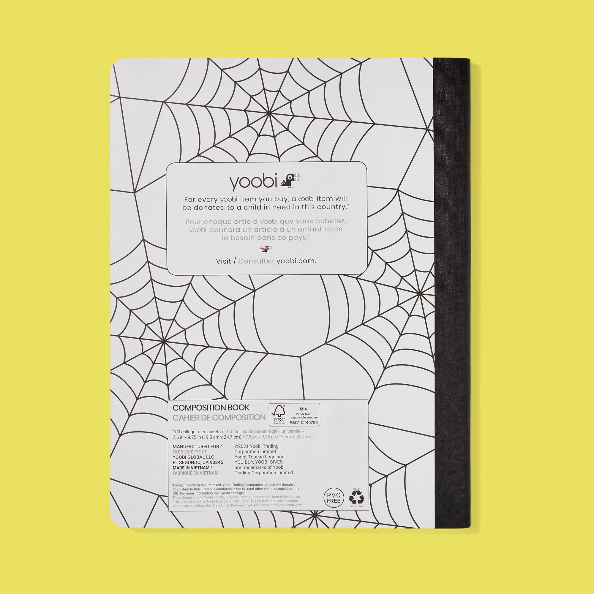 Yoobi x Marvel Amazing Spider-Man Composition Book