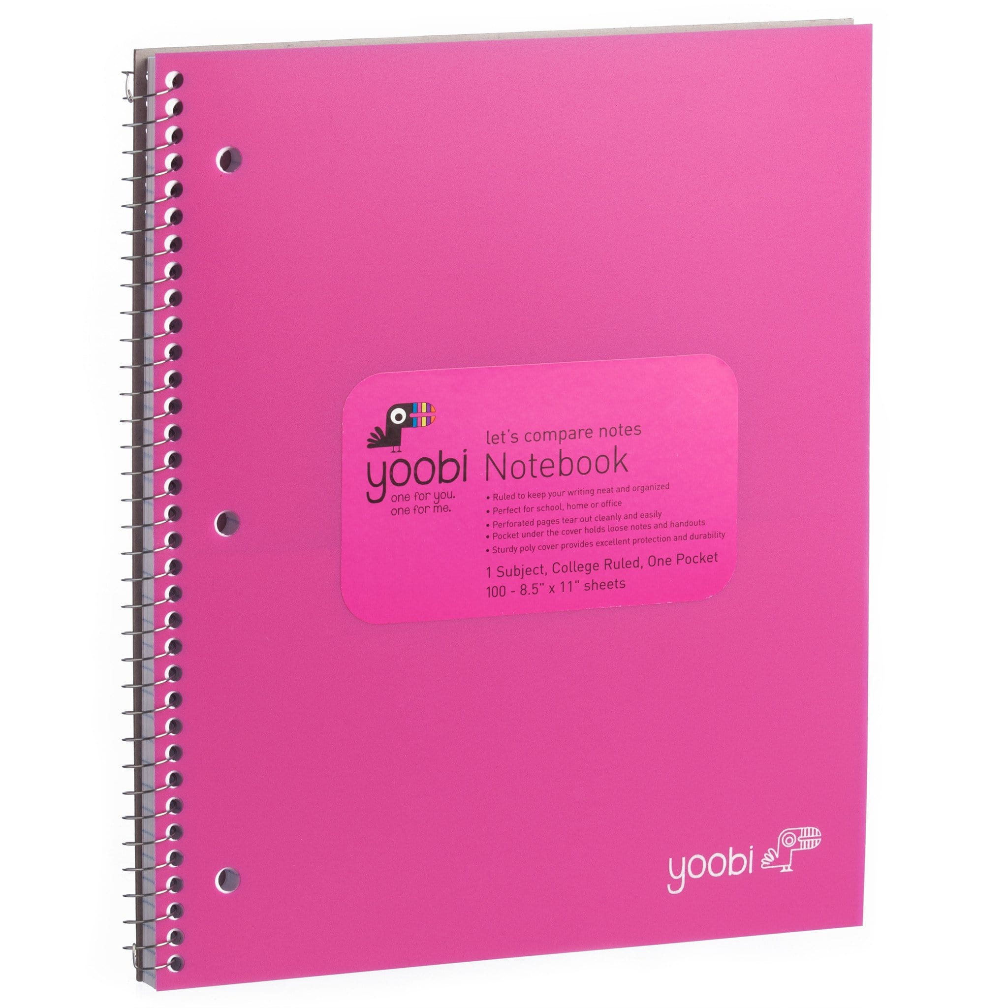 Spiral Notebook - Pink