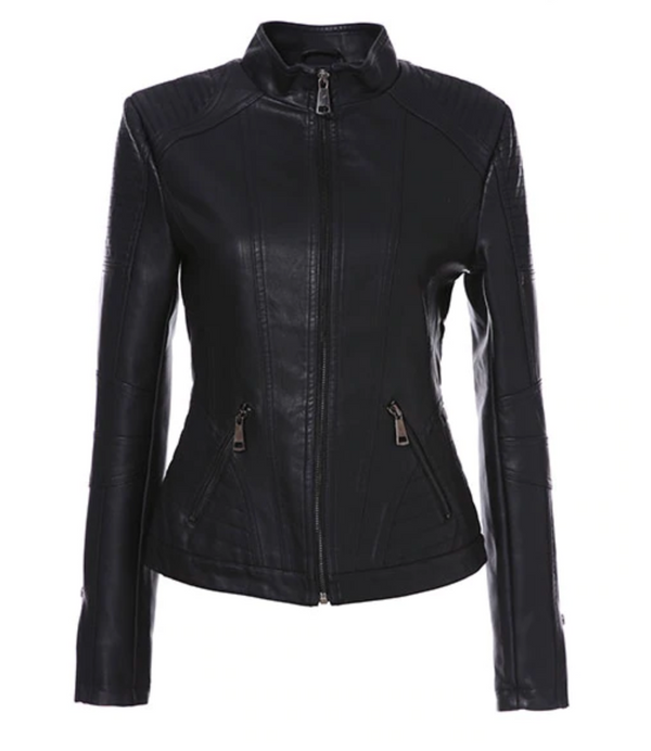 Vegan Leather Charlotte Jacket