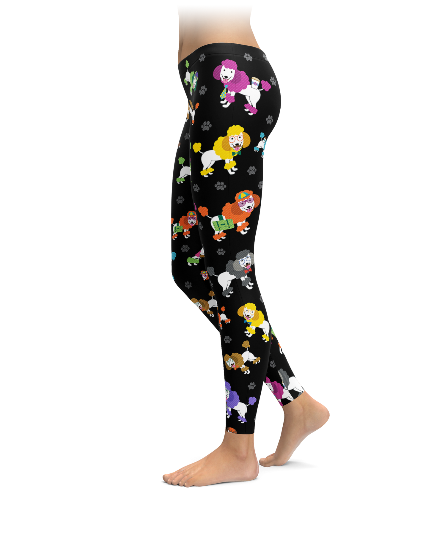 Colorful Poodle Leggings – Brave New Look