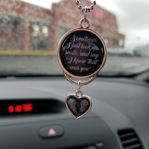 I Know That Was You Night Sky Rearview Mirror Charm