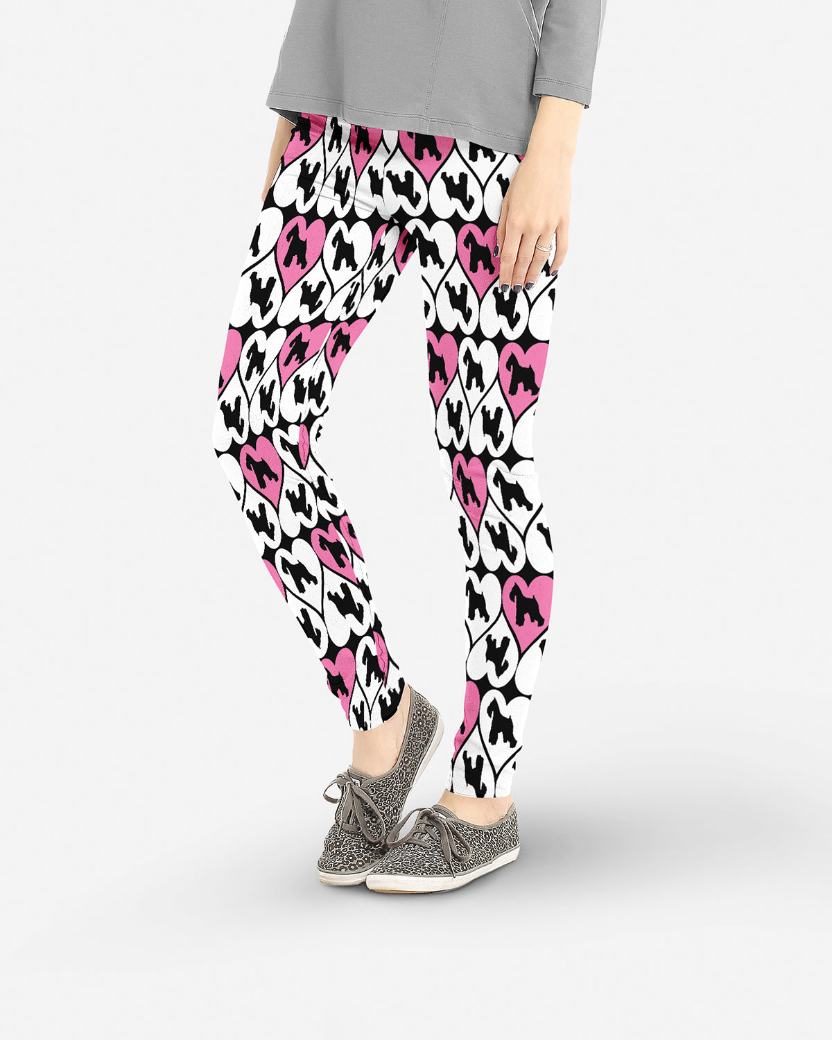 Schnauzer Heart Leggings – Brave New Look