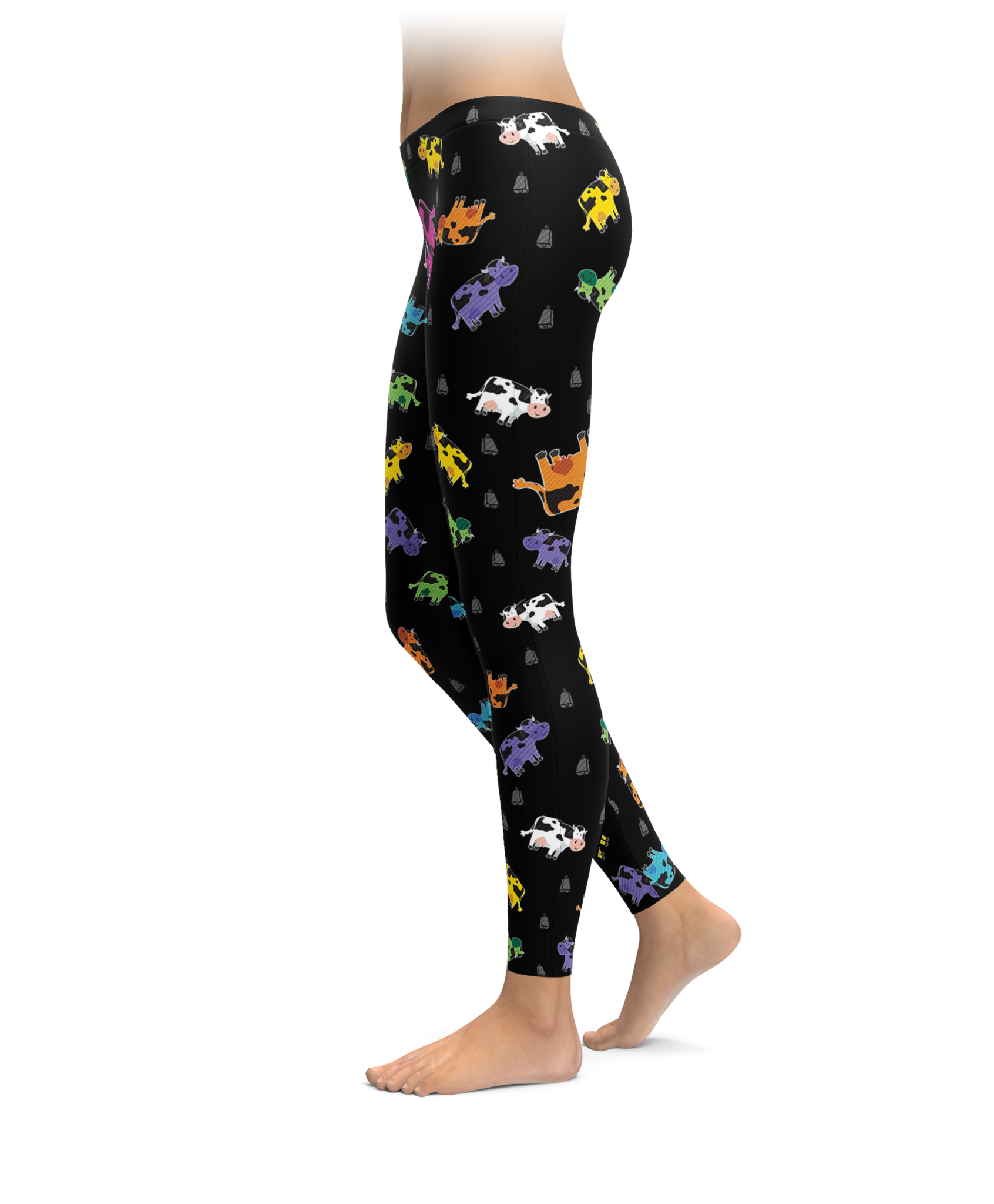 Colorful Cow Leggings