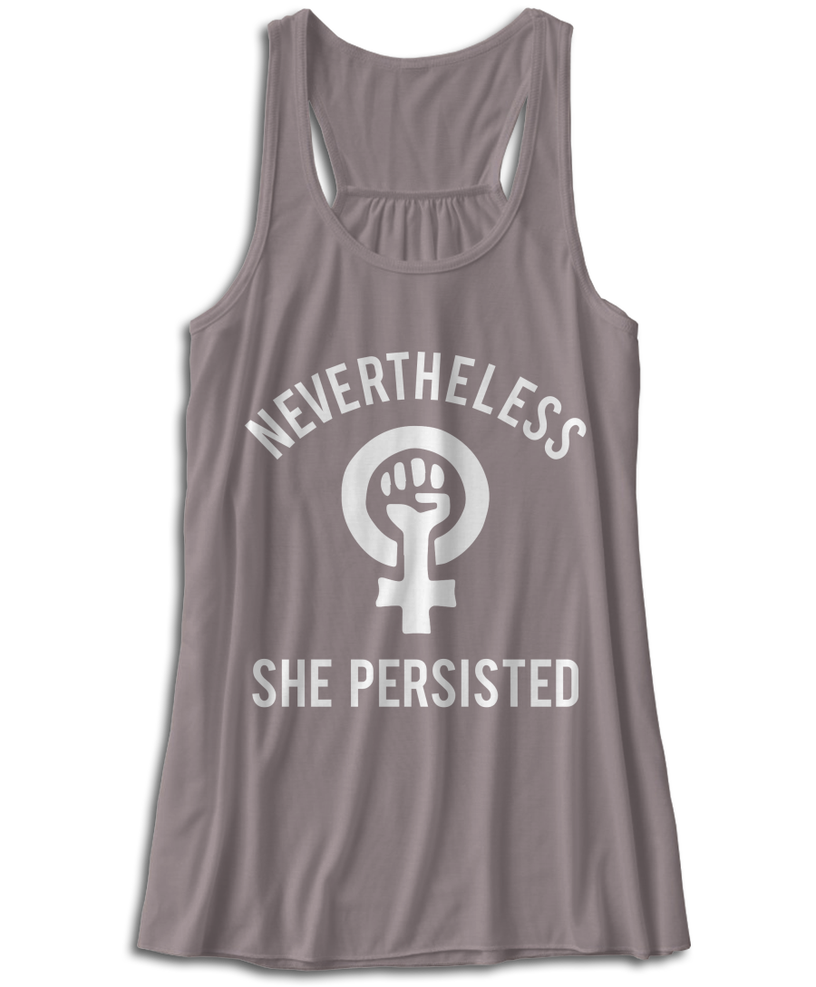 Nevertheless, She Persisted Fist T-Shirt