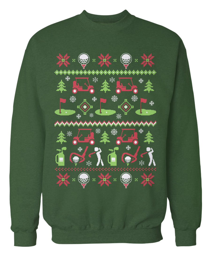 Golf Ugly Christmas Sweater - Holidays
