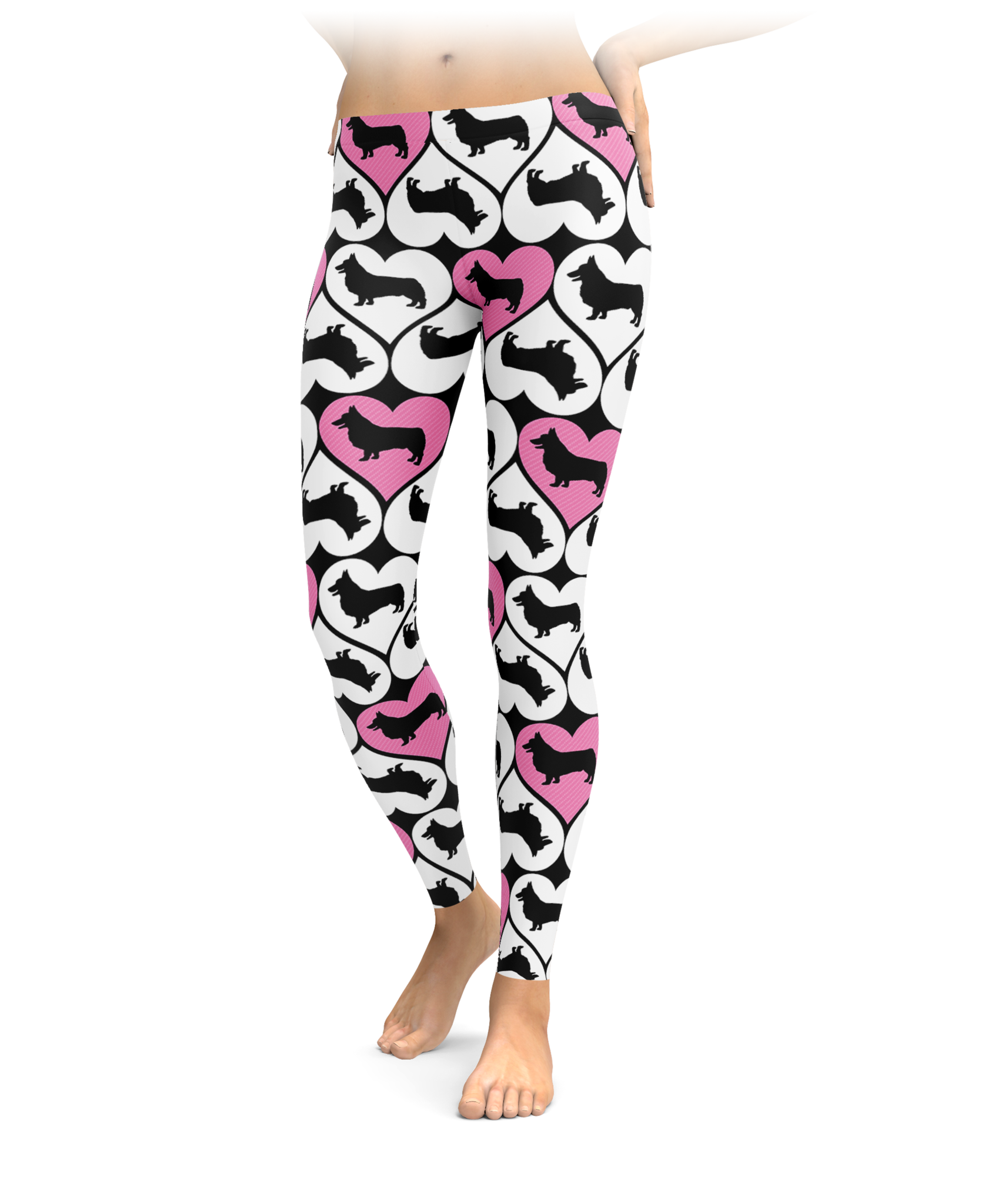 Corgi Heart Leggings