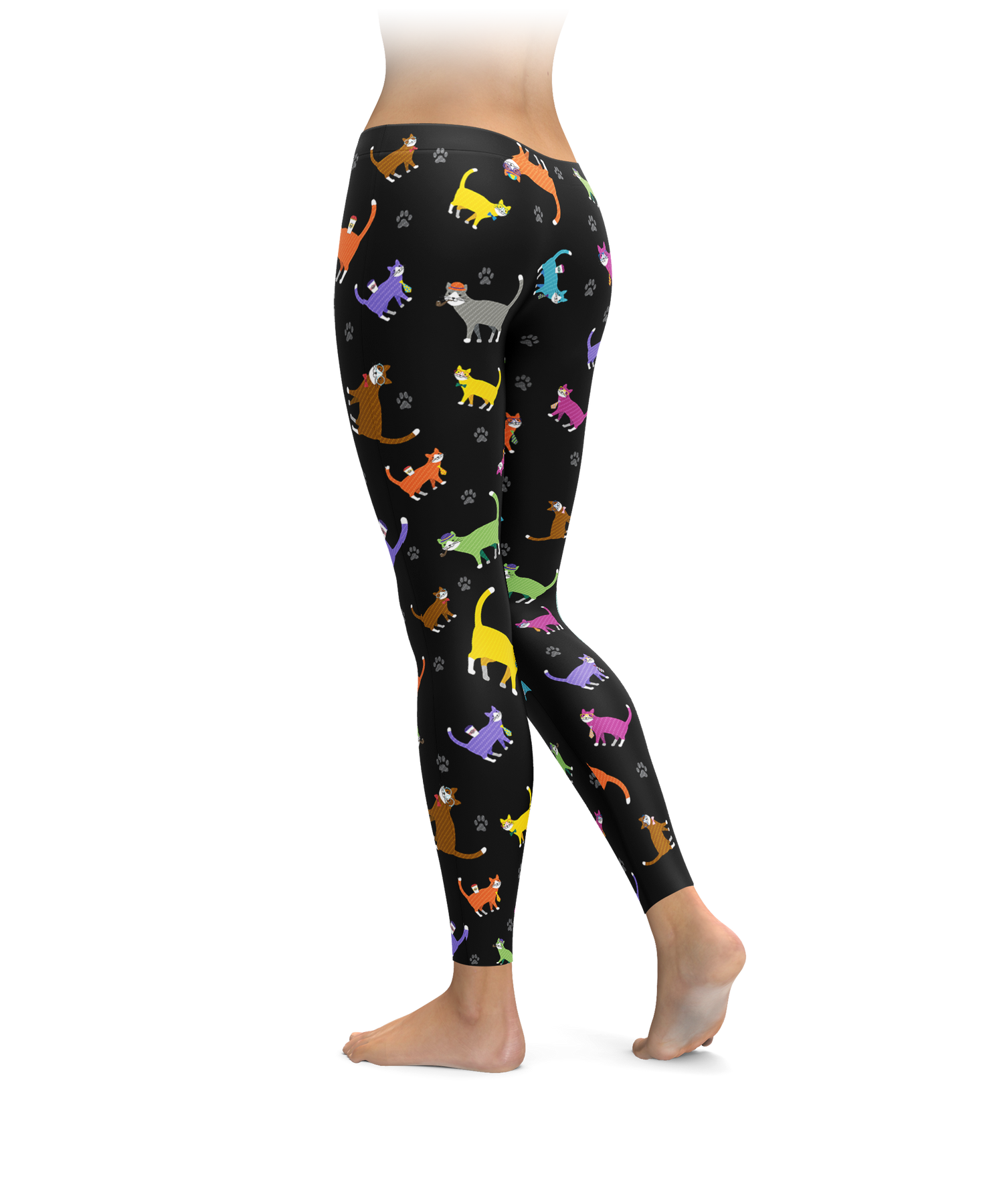 Colorful Cat Leggings – Brave New Look