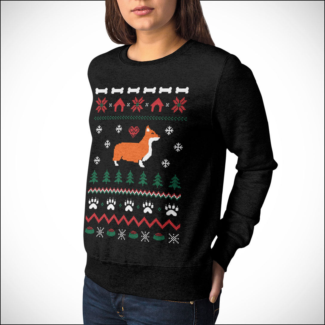 Corgi Dog Ugly Christmas Sweater