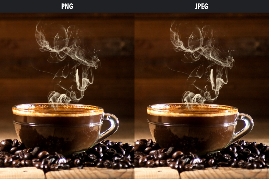Image Quality Comparison PNG vs JPEG