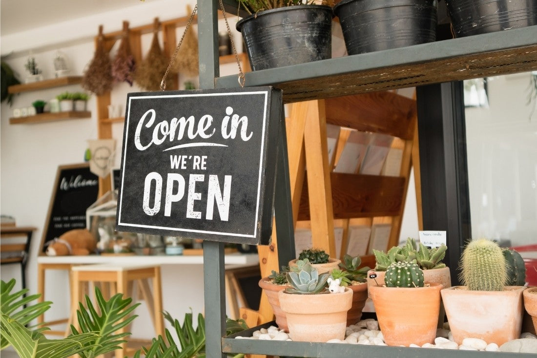 Local Business Open Sign