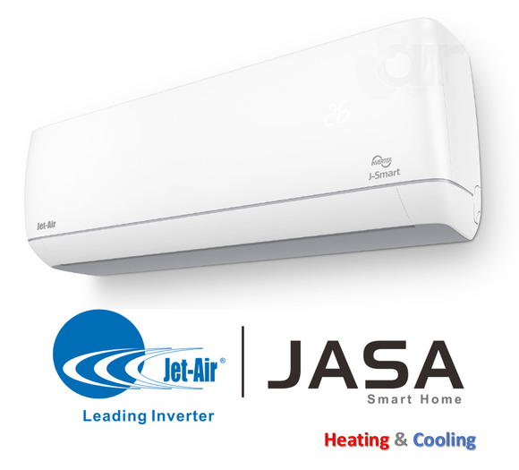 INSTALLED-JET-AIR 12000 Btu/hr (20 to 24m²) J-Smart (with Wi-Fi) Midwall Split Inverter Air Conditioner