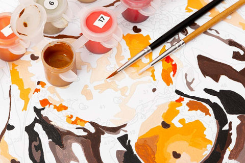 Tips and Techniques for Mixing Colors in a Paint by Numbers Kit