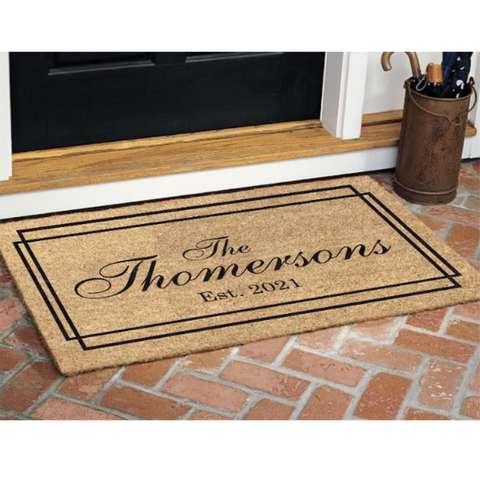 Personalized doormat