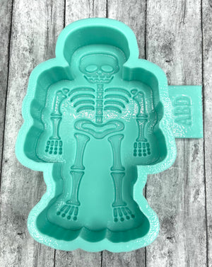 Skeleton Freshie Silicone Mold - Aroma Bead Depot - Skeleton Mold