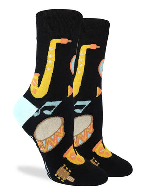Women's Musical Intruments Socks - American Jazz Museum