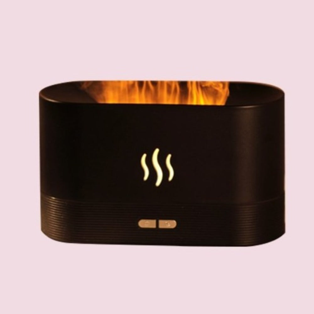 Image of Fireplace Flame-Effect Humidifier Lamp