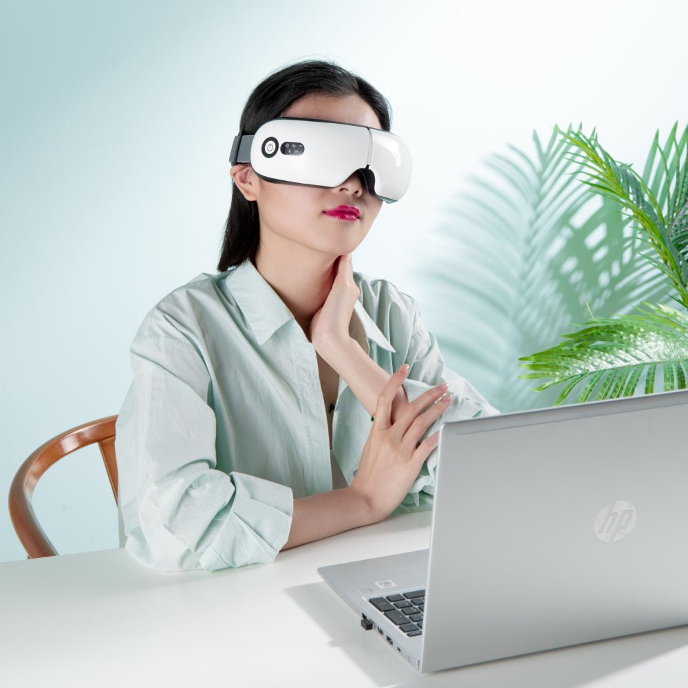 Therapeutic Heated Eye Massager - For Headache Relief-image-3