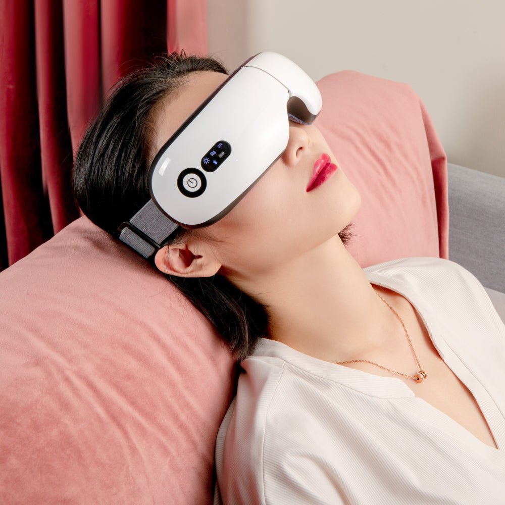 Therapeutic Heated Eye Massager - For Headache Relief-image-1