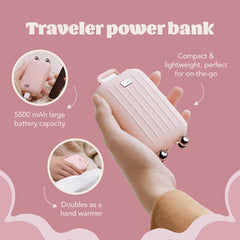 Traveler power bank for female entrepreneurs