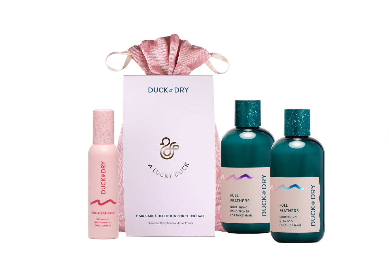 Shampoo, Conditioner and Hair Primer - Duck & Dry