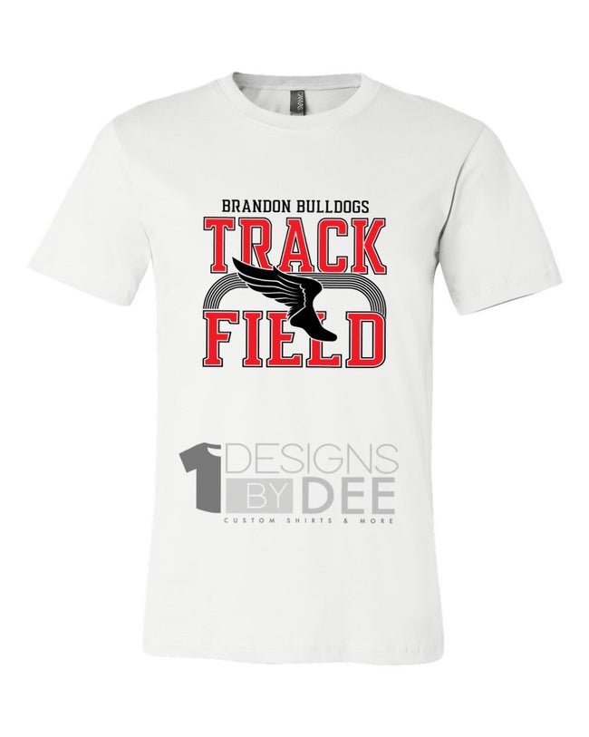 Brandon Bulldog Track and Field Spirit Wear Long Sleeve