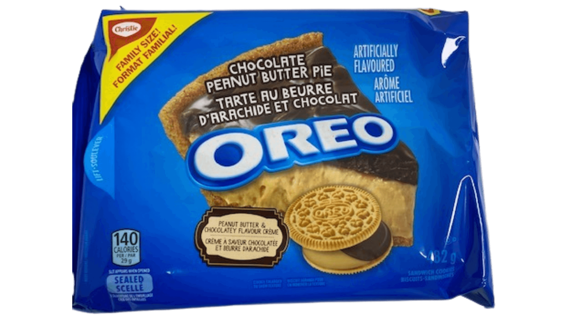 Nabisco Oreo Chocolate Peanut Butter Pie Sandwich Cookies (12 x 482g ...