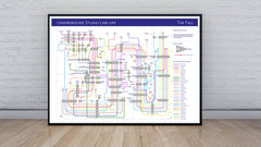 The Fall studio albums as a tube / underground map