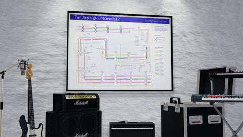 mike bell tube underround maps the smiths morrissey discography