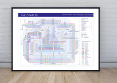 mike bell band maps tube underground maps - beatles