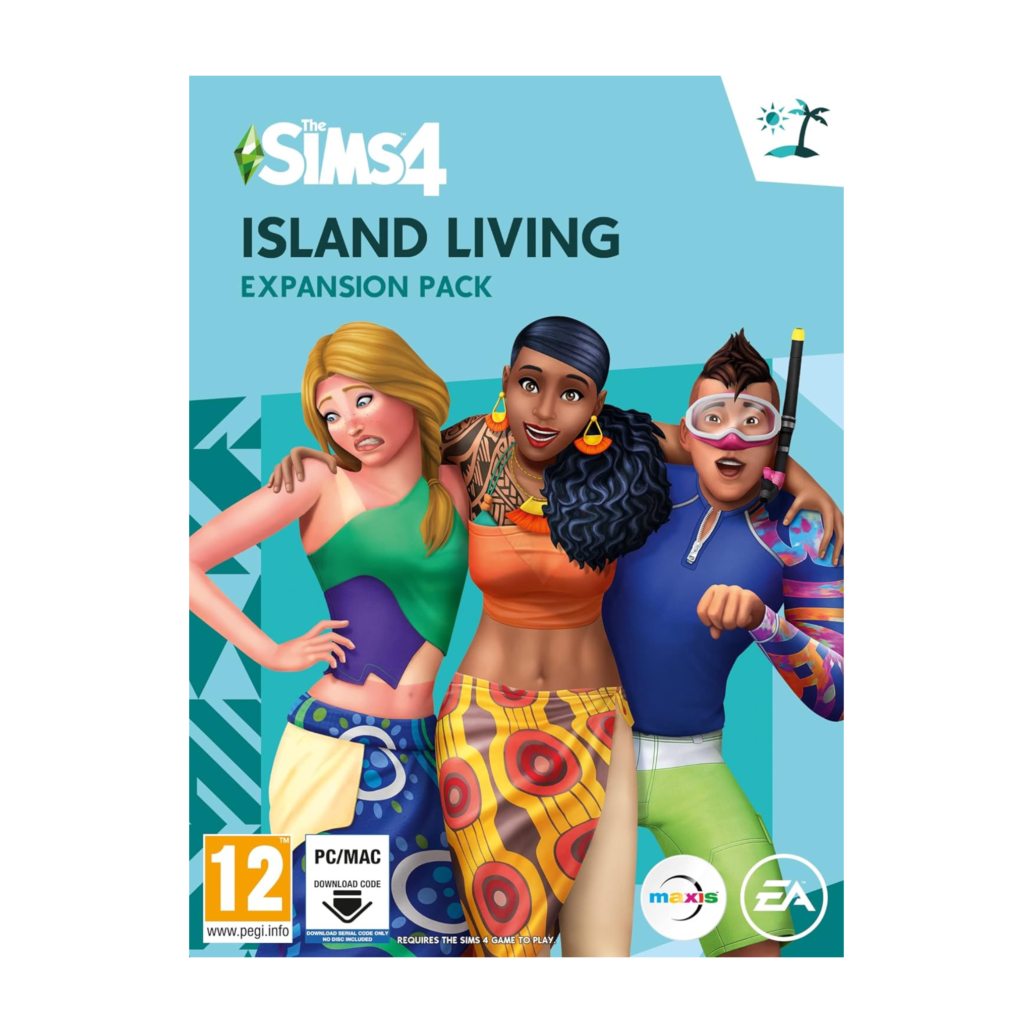 Photos - Game Wzrd tech The Sims 4 island living expansion pack for PC/Mac