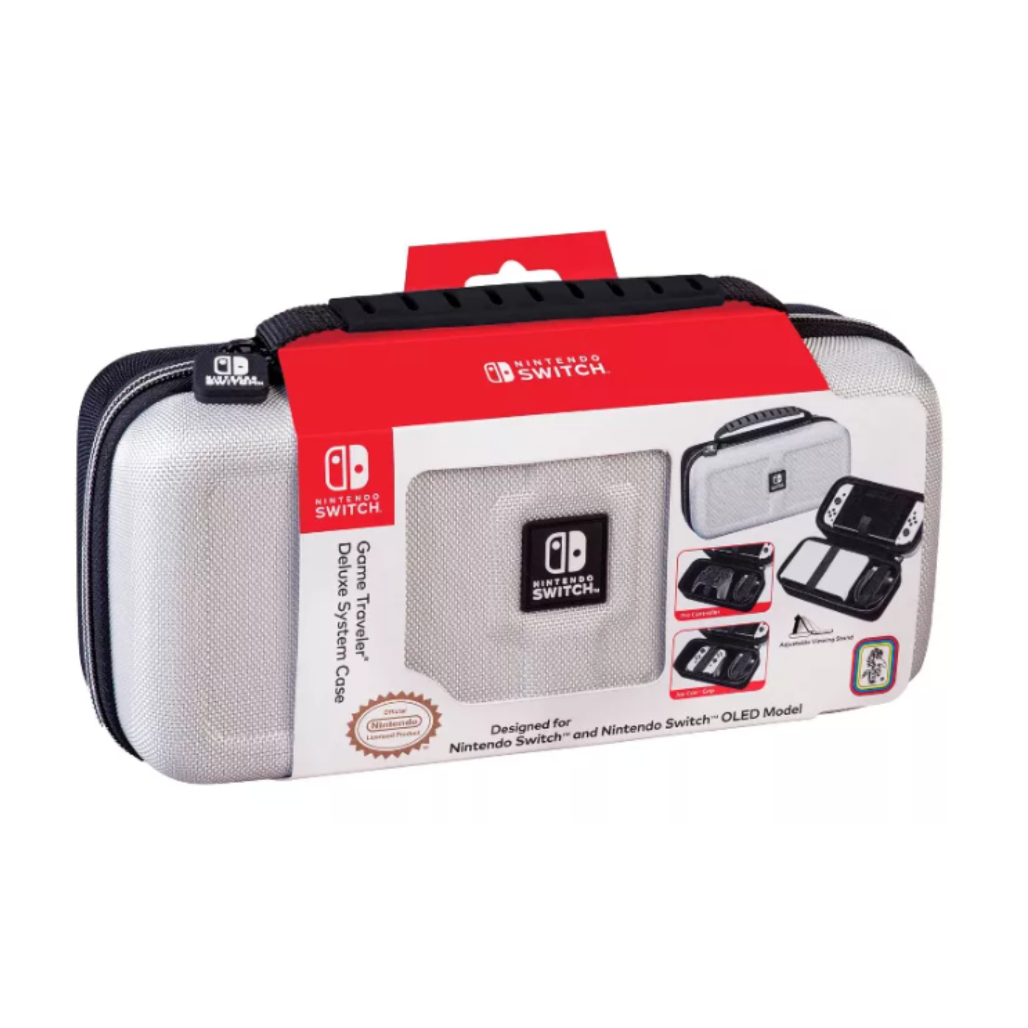 Image of Nintendo Switch System Case for Nintendo Switch and Nintendo Switch Oled - White