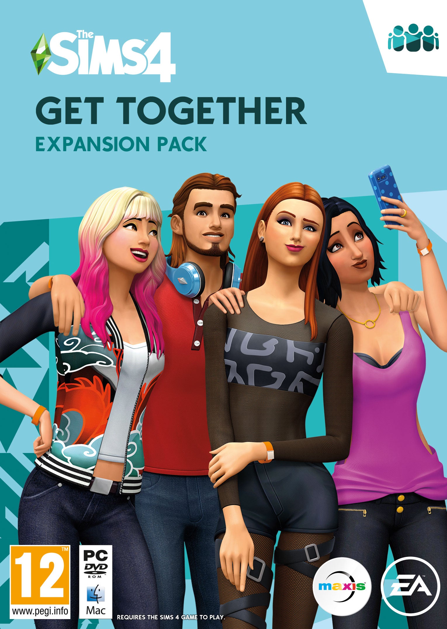 Image of The Sims 4 Get Together expansion pack for PC/Mac