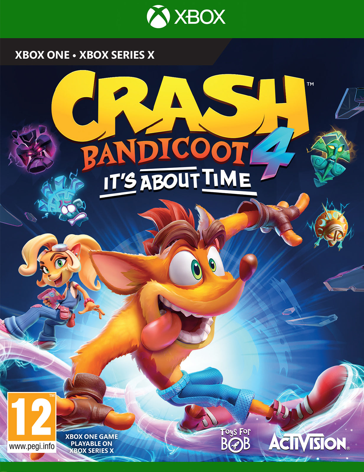 Image of Crash Bandicoot 4: It's About Time Video Game Xbox Series X / Xbox One Game