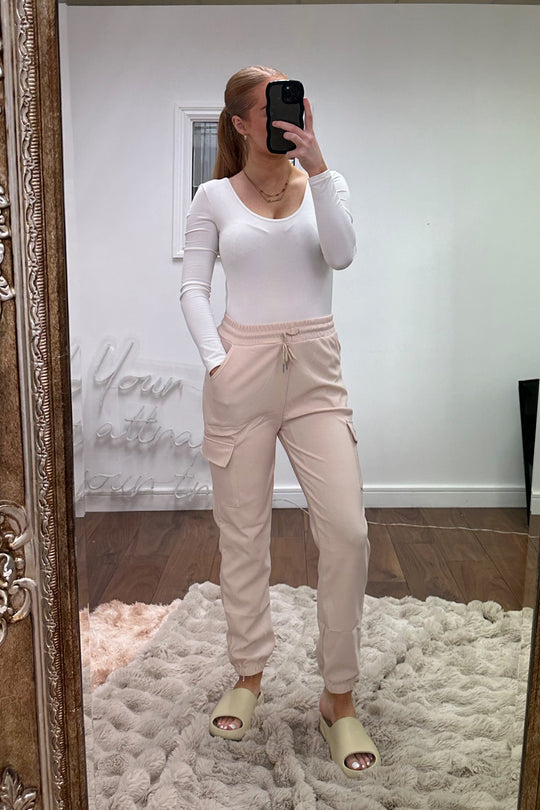 Ruched Pink Straight Leg Cargo Pants  Easy trendy outfits, Casual style  outfits, Casual outfits