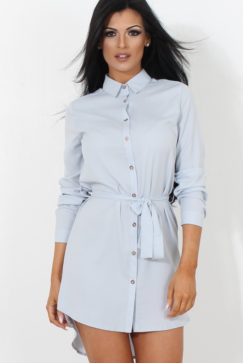 Archer Blue Shirt Dress