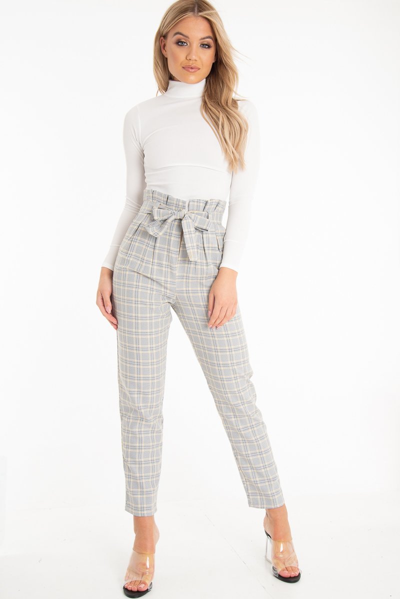 Tie Waist Tapered Pants  SHEIN IN