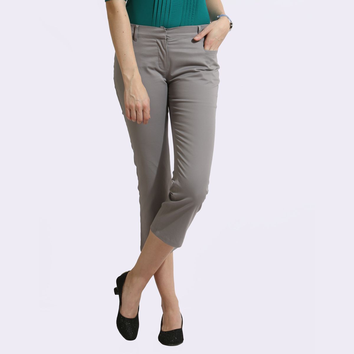 The Rio Pants Cotton Stretch Light Grey-XL