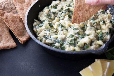 recipes, healthy recipes, artichoke dip, artichoke, spinach dip, spinach, beta alanine, carnosyn, fitness, battleborn supplements, pre workout, blog, caffeine, keto, weight training, personal trainer, health & fitness, health, healthy snacks, diet