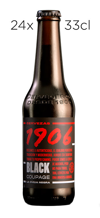 Cerveza Estrella Galicia 1906 Black Coupage Caja De 24 Tercios Elhuertodemadrid