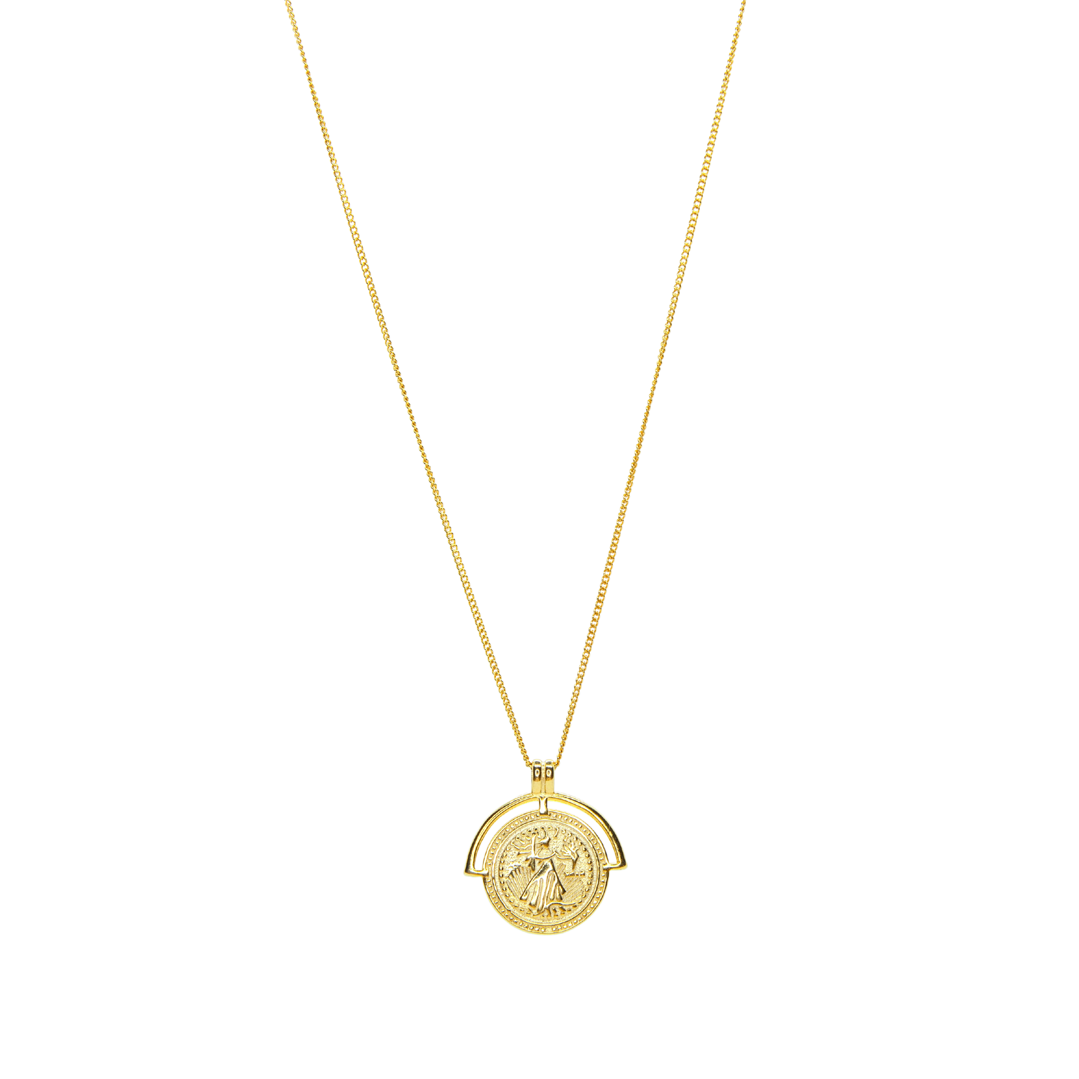 Medallion Coin Necklace | Constellations London Jewellery