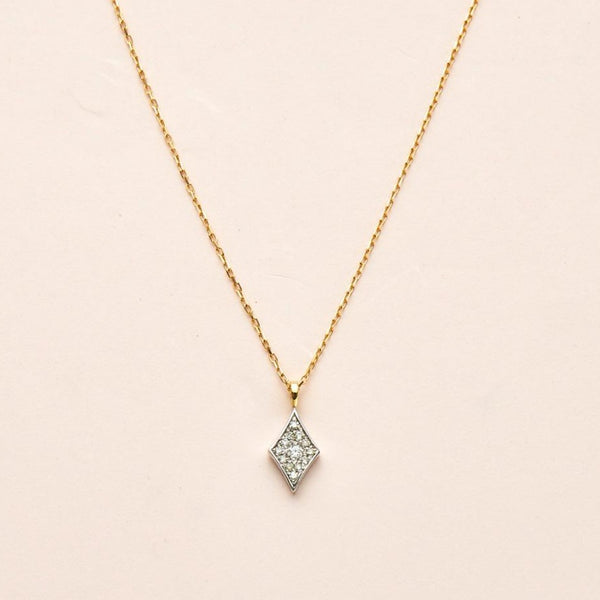 新品 LAZY SUSAN レイジースーザン 18金ネックレス 星のダイヤモンド