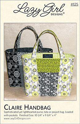 Claire Handbag Pattern – The Sewing Gallery