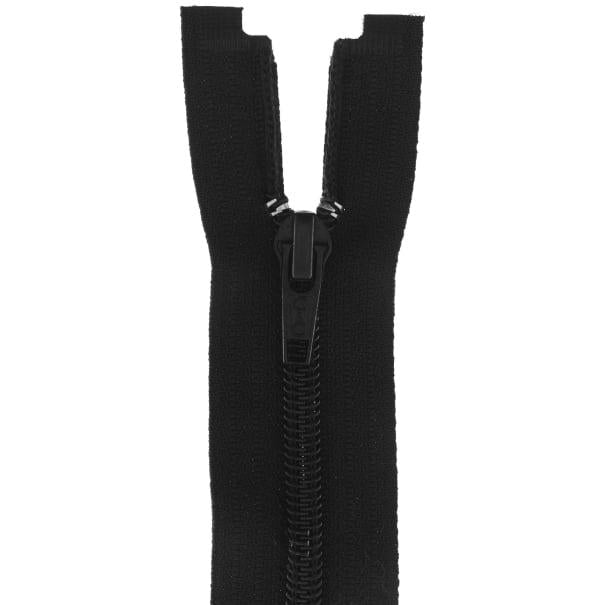 Polyester Coil 1-Way Separating Zipper 12in Black – The Sewing Gallery
