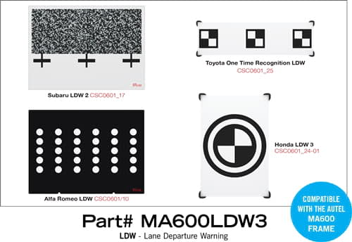 Autel MaxiSYS ADAS MA600LDW3 - Expansion Set of Targets for MA600 LDW