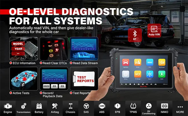 Autel MaxiSYS MS906 Pro Tablet Diagnostic Scan Tool – Tire Equipment Supply