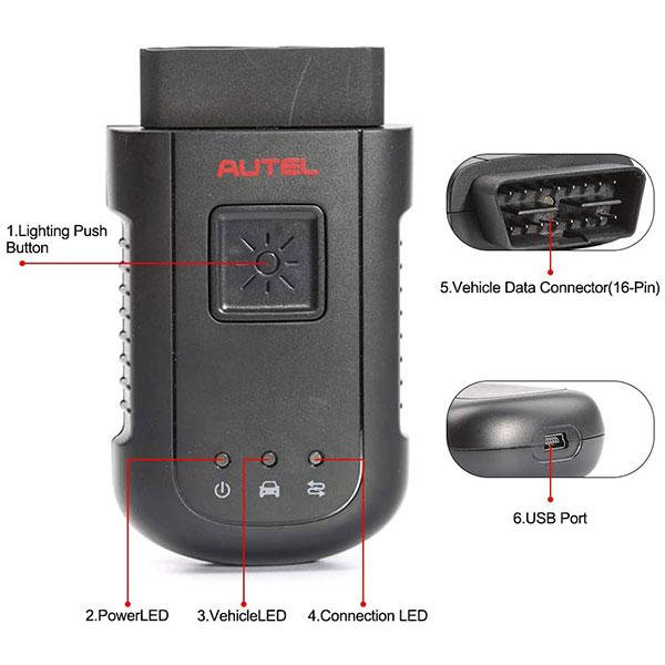 Autel MaxiSYS VCI100 Bluetooth Vehicle Communication Interface