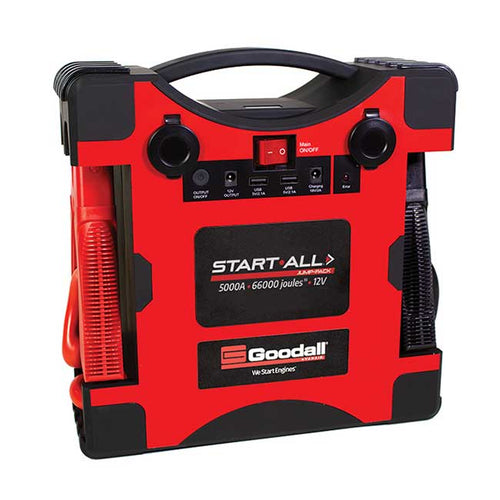 Goodall JP-12-5000 - 12V 5000 AMP Lithium Ion Jumpstart Pack